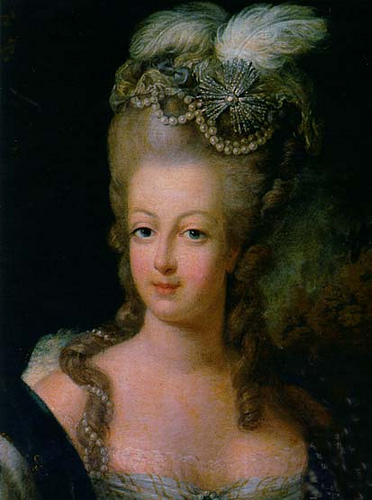 Высокая причёска Марии-Антуанетты