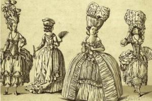 Причёски конца XVIII века. фото